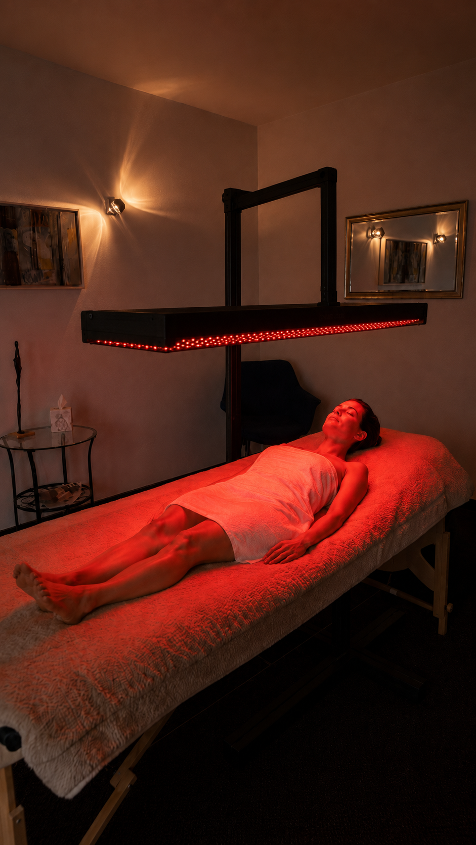 Behandlungsraum der Praxis Somatic Longevity – ruhig und einladend